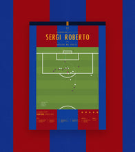 Load image into Gallery viewer, Sergi Roberto scores to complete historic Barcelona comeback