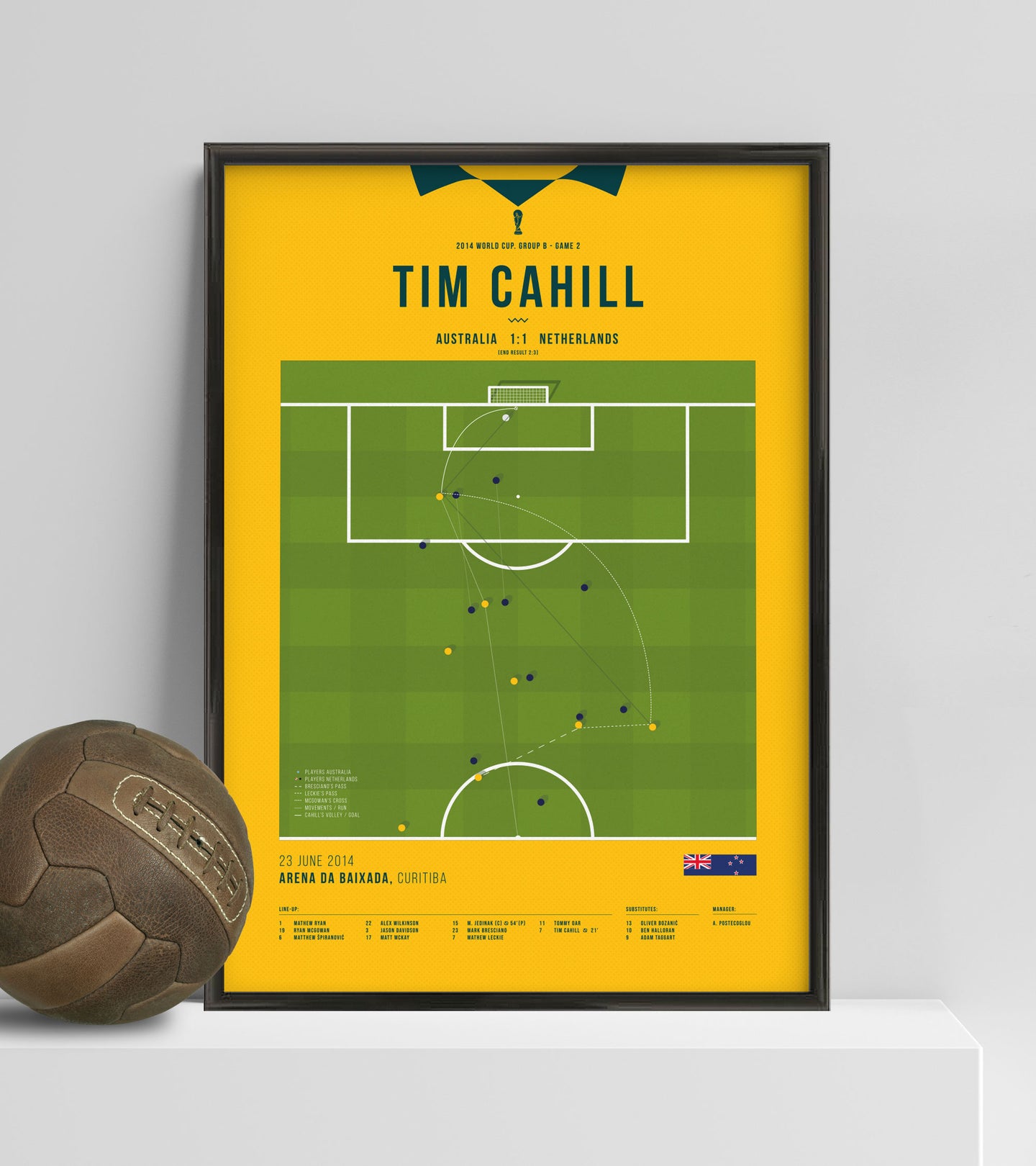 Tim Cahill World Cup Screamer vs. Netherlands