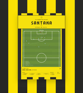 Santana's last minute winner against Malaga