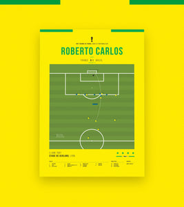 Roberto Carlos' famous free kick against France