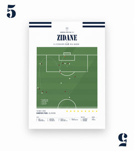 Zidane's famous volley goal against Bayer Leverkusen